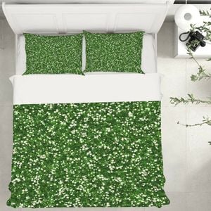 3D Green Lawn Flower 239 Bed Pillowcases Quilt King Size