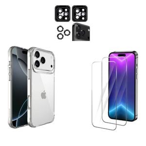 Icoverlover For Iphone 17 Pro Max Case + 2x Screen + 2x Camera Lens Protectors