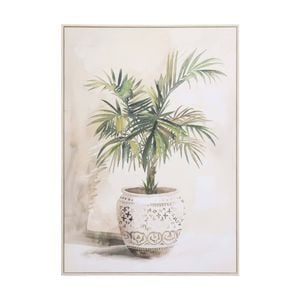 Lvd Hand-finished Wood Framed Canvas Potted Plant 1 Print Home Decor 70x100cm