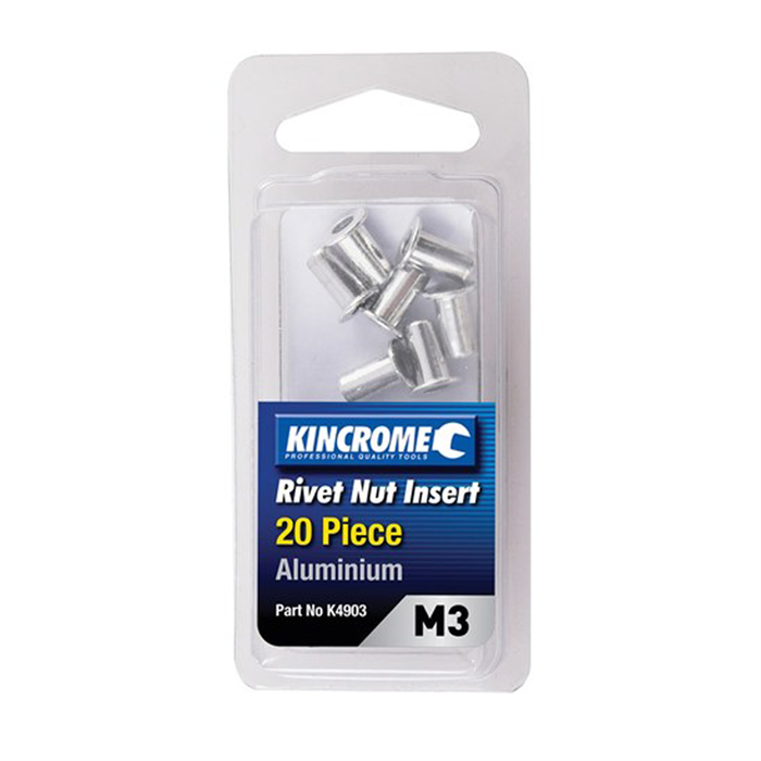 Kincrome M3 20 Piece Rivnut Insert Set