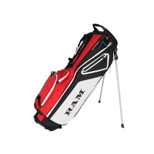 Ram Golf 7.5" Sunday Golf Carry / Stand Bag - Black/red