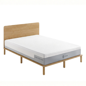 Zinus Double Arden Bamboo Bed Frame & Memory Foam Mattress Set, Cloud Cool