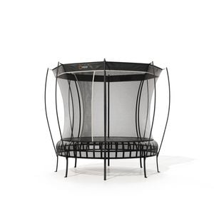VULY Thunder 2 Medium 10ft Springless Trampoline with Enclosure - Round Kids Trampolines With Shade Cover Pro