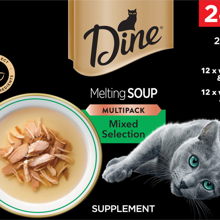  Dine Melting Soup Multipack Mixed Selection 24x40g