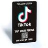 Tap and Share Contactless Sharing Smart NFC 'Follow Us on TikTok' Connect Card + QR code