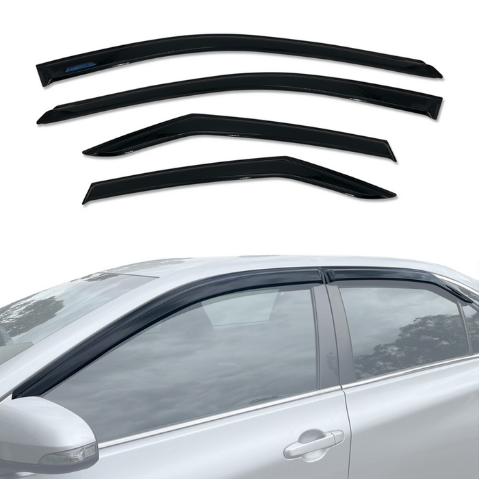 AUSGO Luxury Weather Shields for Toyota Camry 2015-2017 Weathershields Window Visors Wind Deflectors