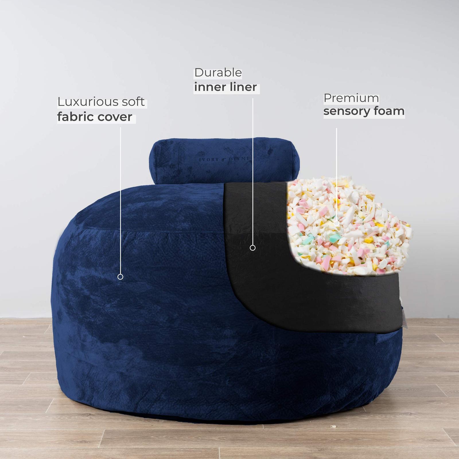 DreamPod Navy Sensory Foam Filling Included Bunnings Australia