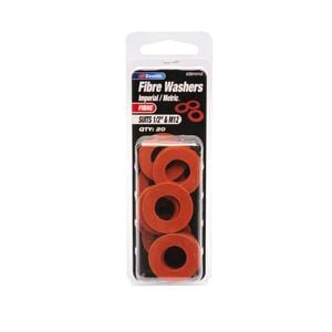 Zenith Fibre Washer Suits 1/2" & M12 20pk