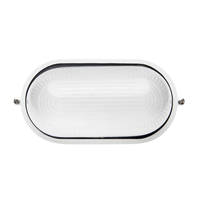 Brilliant 9W White Davis Oval Led Bunker Light