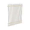 ProtectorAl 350 - 1200 x 1500mm Primrose Aluminium Picket Top Pool Fence Panel With Mid Rail