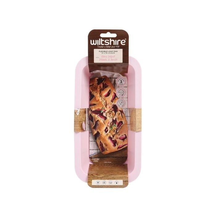 Wiltshire Pink Silicone Loaf Pan 21cm