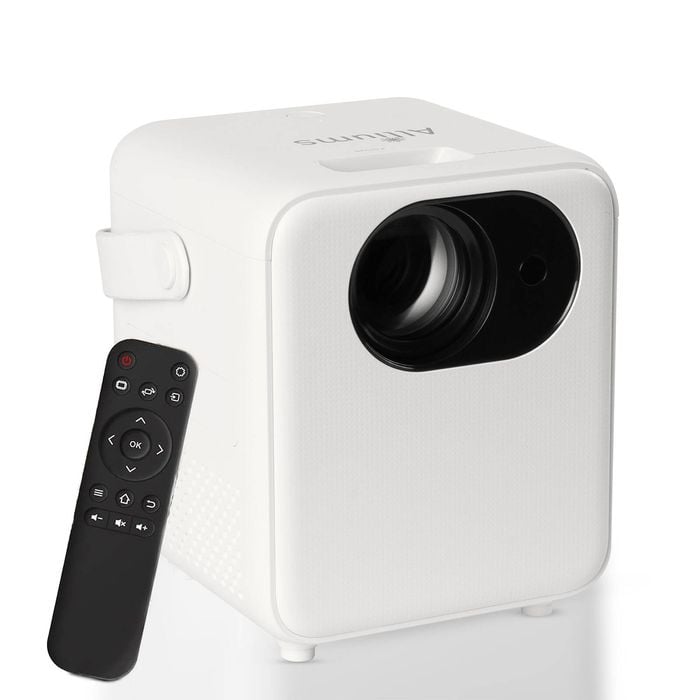 ALLIUMS Projector Ultimate 9500Lumens HD 1080p Supported (White)