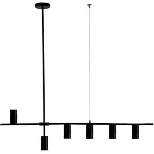DRITTO Matte Black 6 Light Pendant