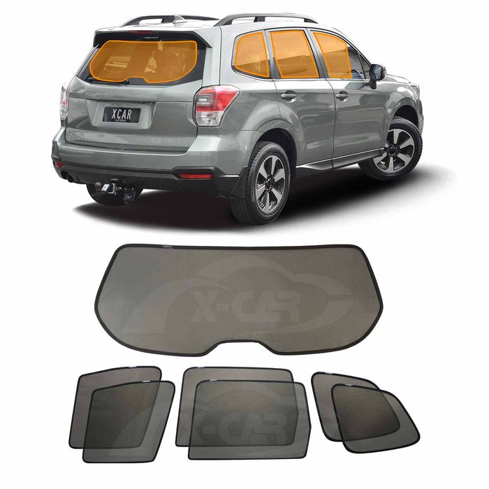 Window Sun Shades For Subaru Forester 2012-2018 Car Uv Protection Custom Rear Windscreen Shade Sunblind Mesh