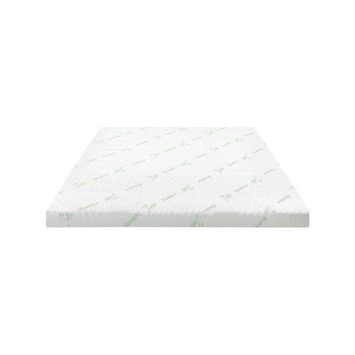 Bedra Memory Foam Mattress Topper Cool Gel Bamboo Cover 7-zone 8cm Double