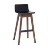 Modern Furniture AVA 44x88cm Bar Stool - Black & Walnut