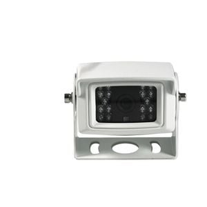 Elinz 4 PIN Heavy Duty white 12V 24V CCD IR Colour Reversing Camera Rearview with Built-in Mic
