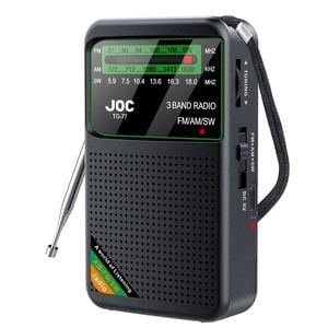 Portable Radio With Hd Display Black