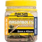 Macsim Fasteners 8 x 40mm Zinc Sleeve Anchor - 35 Pack