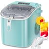 YOPOWER 12kg Green Ice Maker with Handle