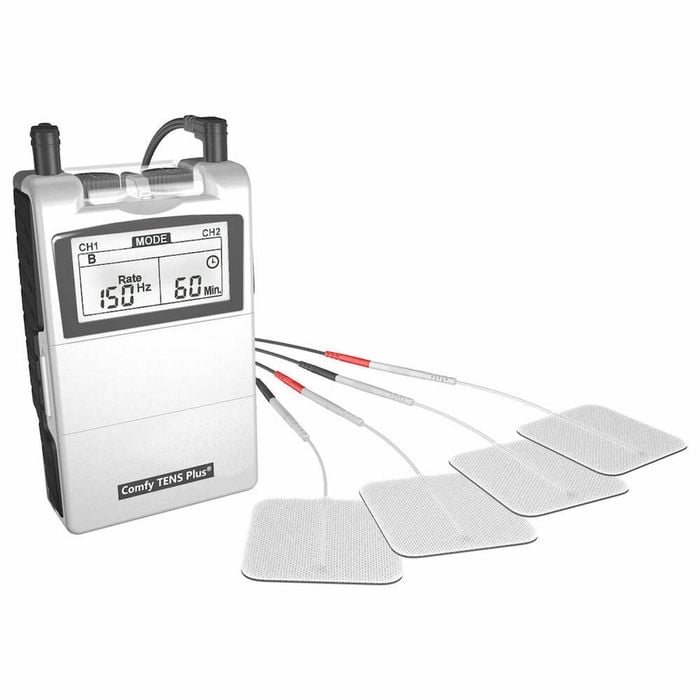 Dual Channel Digital Tens Machine With Memory Function - 12 Preset Programs For Pain Relief - Large Lcd, Easy Operation