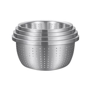 SOGA Stainless Steel Metal Basket Strainer 4PCS Set B