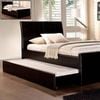 Istyle Lecca King Single Trundle Storage Bed Frame Pu Leather Brown