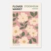Galrie Stunning Flower Market Art Print from Stockholm, Poster Only, 50 x 70cm (20 x 28inch)