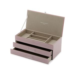 One Six Eight London Gabriella Dusty Rose Large Jewellery Box