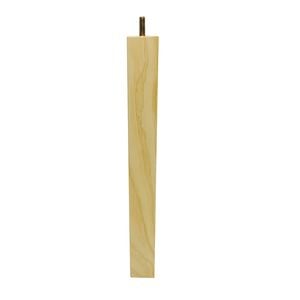 Adoored 400mm Raw Pine Square Furniture Leg
