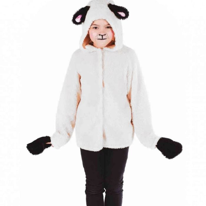 Fleecy White Sheep Teen Costume - 12-14