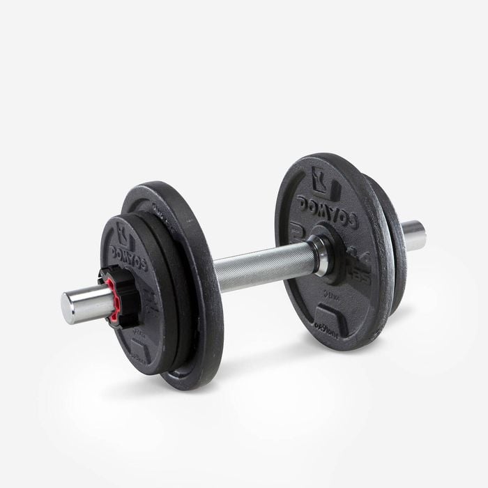 Weight Training 10 Kg 80% Recycled Cast Iron Dumbbells Set - One Size