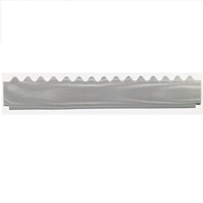 Gutterguard Gumleaf 2mm Hole size for Corrugated Roof Surfmist colour 1200mm Long