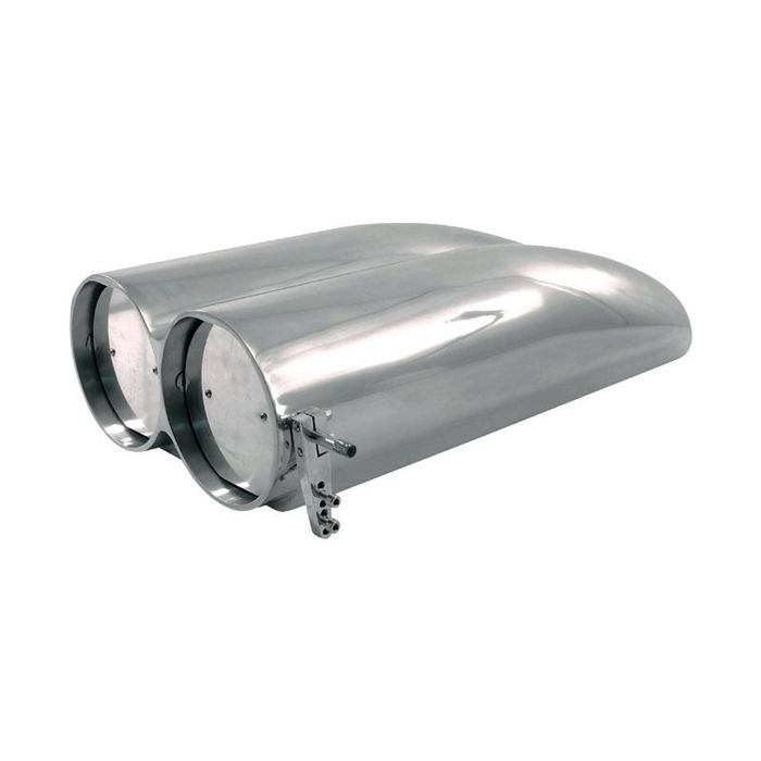 Cal Custom Polished Aluminium Shotgun Scoop to Suit Single or Dual Carb