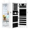 Costway Jewellery Cabinet Door Wall Mounted Led Lights