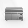 FED-X S/S Two Door Sandwich Counter  - Salad Bar Fridges (XSS8C15S2V)