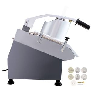 Vevor Vegetable Cutter Commercial Food Processor Silver for Vegetable Processor