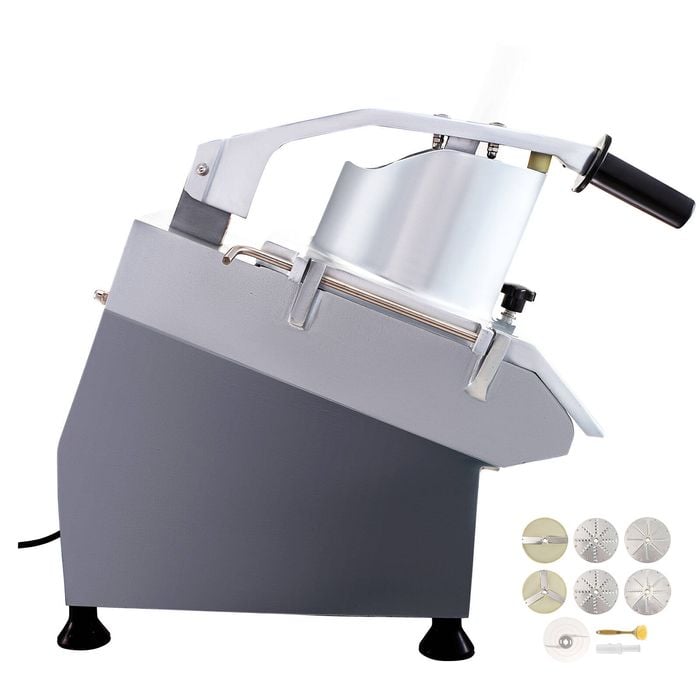 Vevor Vegetable Cutter Commercial Food Processor Silver for Vegetable Processor