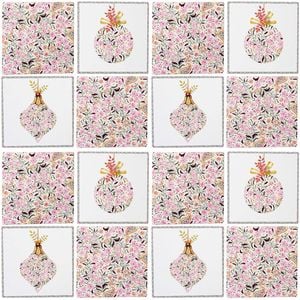 4x 4pc LVD Coasters Sari Xmas Decorative Barware/Serveware Home Kitchen Decor