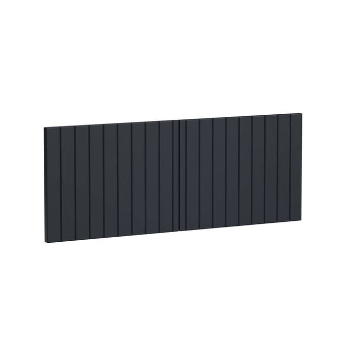 Kaboodle 950mm PoPoppy Seed V-Groove Overhead Doors - 2 Pack
