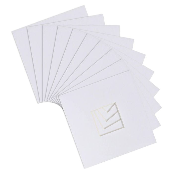 20x Picture Photo Mounts - To Fit Frame Size 6 x 6" for Image Size 2 x 2"
