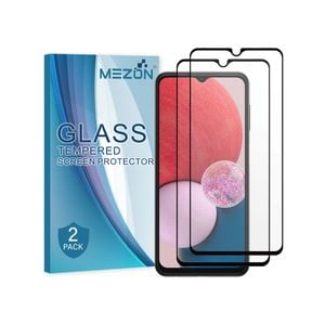 2 Pack MEZON Samsung Galaxy A13 Full Cover Tempered Glass Screen Protectors