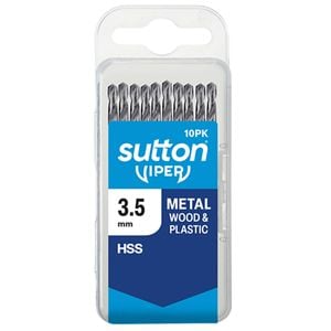 Sutton Tools 3.5mm Metric Viper Drill Bit - 10 Pack