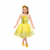 More Than Party Kids Princess Dress Fitted Bodice Flared Skirt Costume Yellow