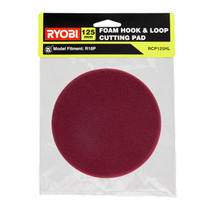 Ryobi 125mm Hook And Loop Foam Cutting Pad