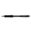 Uni Laknock Retractable Ballpoint Pen 12pcs (Medium) (Black)