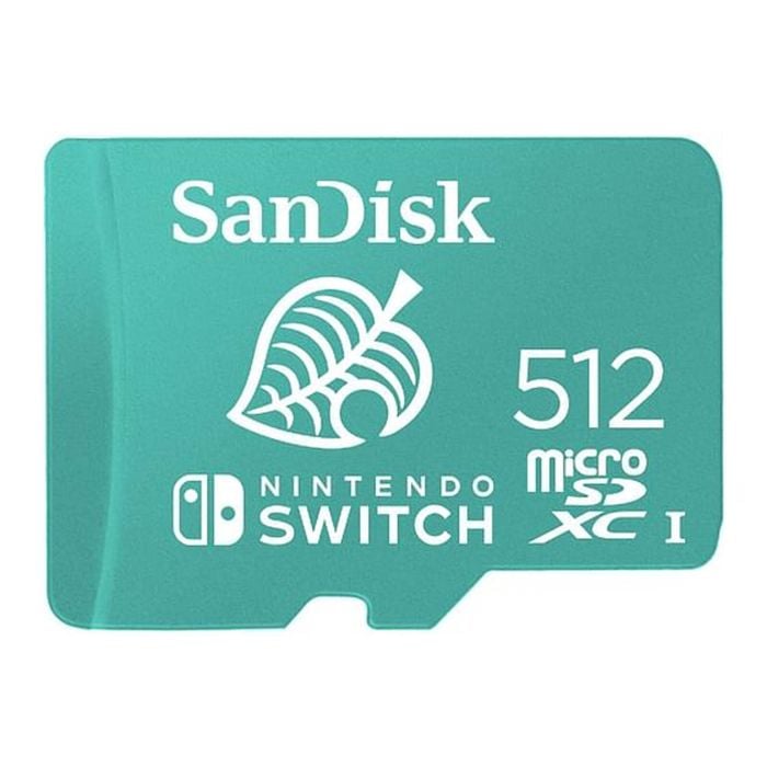 SanDisk and Nintendo MicroSDXC SQXAO U3 C10 - 512GB [SDSQXAO-512G-GN3ZN]