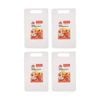 4PK Culinary Kitchen Plastic Rectangular Chopping Board 33x20cm White