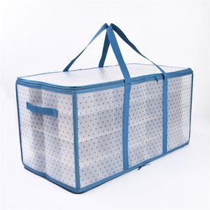 Catzon 65X32X34cm Christmas Decoration Storage Box can Hold 128 Decorations with Double-sided Zippers