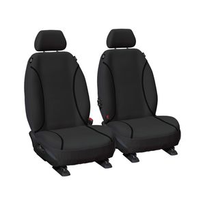 For Nissan Navara D23 NP300 Dual Cab 2015-2026 TRADIES Front Canvas Seat Covers